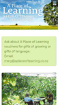 Mobile Screenshot of aplaceoflearning.co.nz