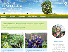 Tablet Screenshot of aplaceoflearning.co.nz